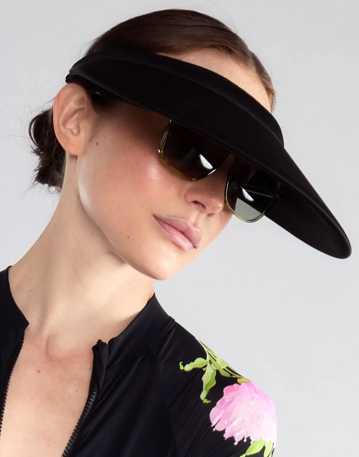 Surf & Swim | Accessories-Cynthia Rowley Bonded Visor BLACK