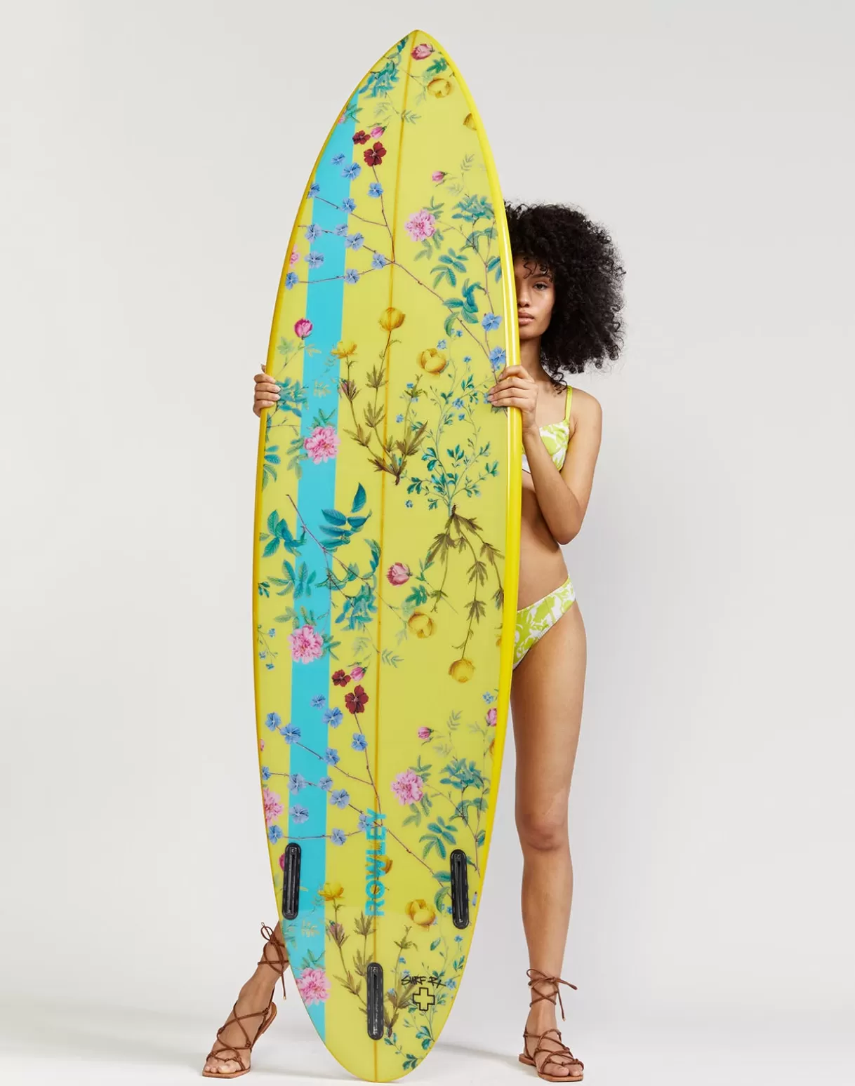 Surf & Swim | All Sport-Cynthia Rowley Custom 7' Surfboard - Yellow Garden Floral