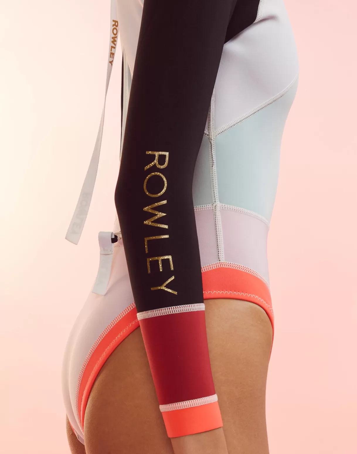 Surf & Swim-Cynthia Rowley Janet Colorblock High Cut Wetsuit BLPKM