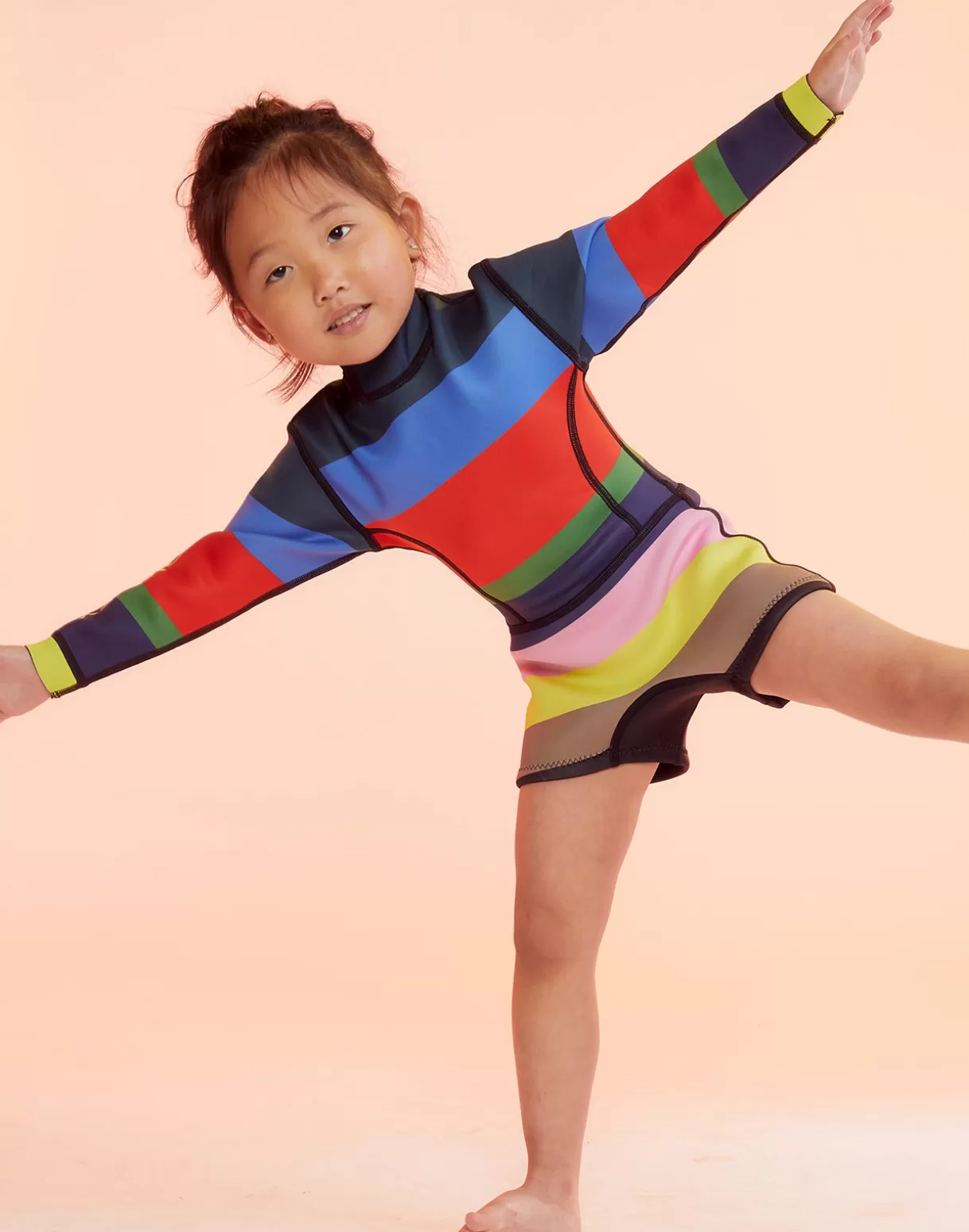 Surf & Swim-Cynthia Rowley Kids Stripe Wetsuit STMUL