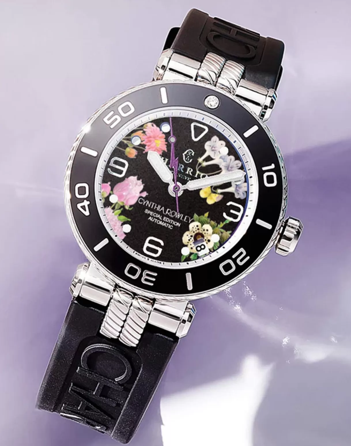 Surf & Swim | Accessories-Cynthia Rowley Navigator Surf Watch "Flower"