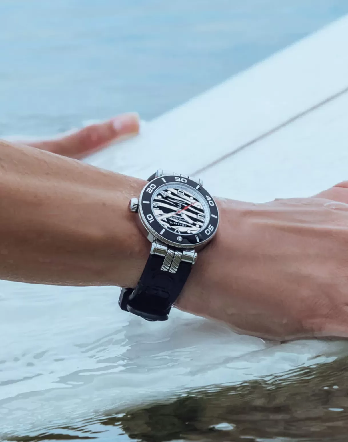 Surf & Swim | Accessories-Cynthia Rowley Navigator Surf Watch "Shark Deterrent"