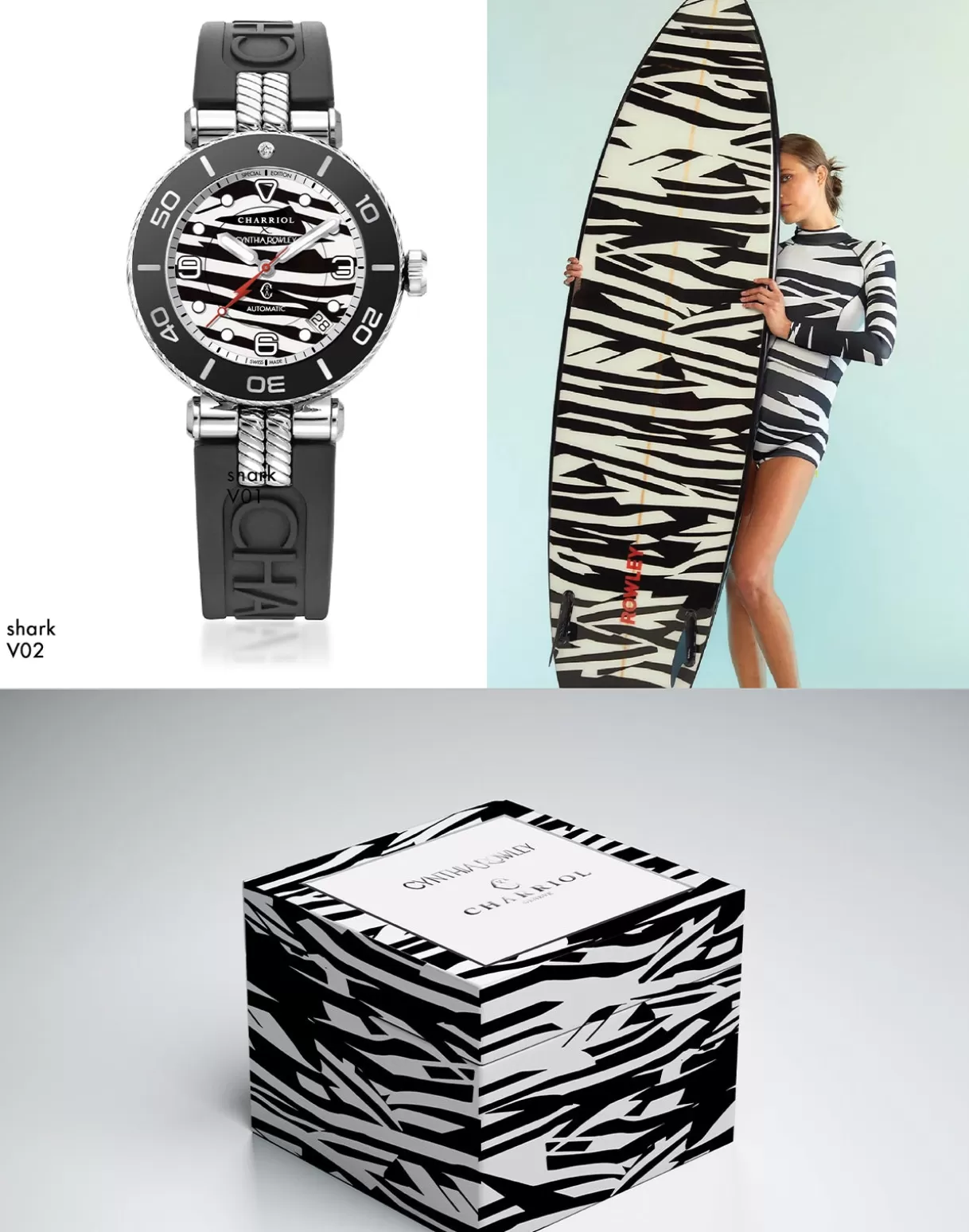 Surf & Swim | Accessories-Cynthia Rowley Navigator Surf Watch "Shark Deterrent"