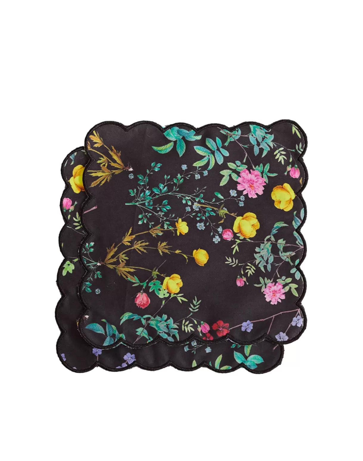 Home-Cynthia Rowley Scallop Embroidered Edge Cocktail Napkin FRLMU